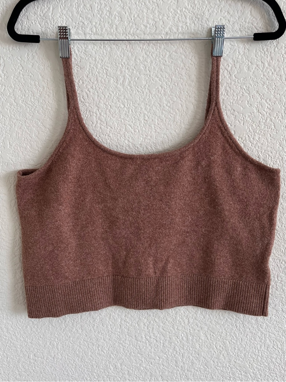 Old Navy Cozy Sweater Tank Top - Brown.  Cotton blend.